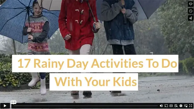 17 Rainy Day Activities To Do With Your Kids