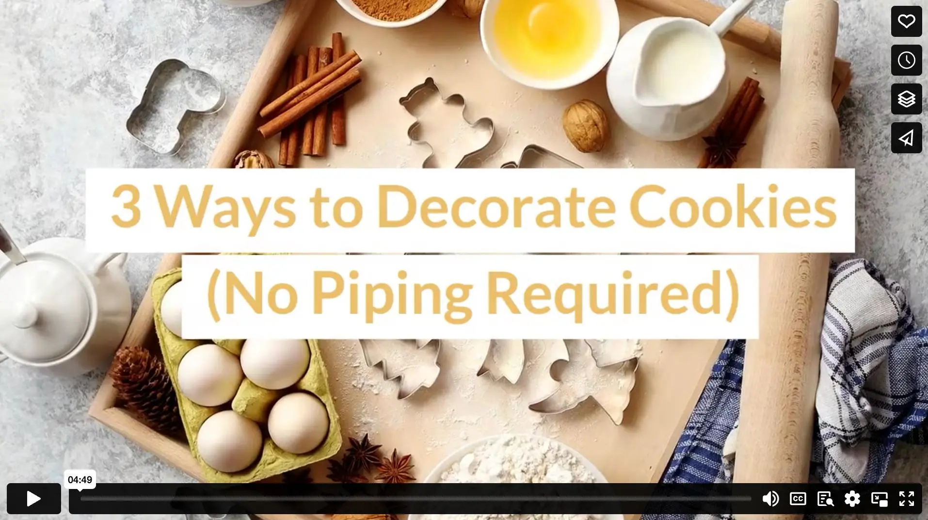 3 Ways to Decorate Cookies (No Piping Required)