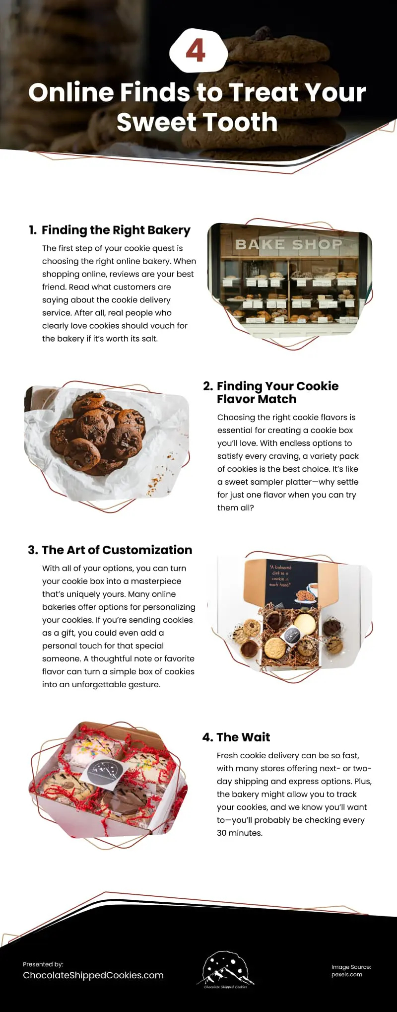 4 Online Finds to Treat Your Sweet Tooth Infographic
