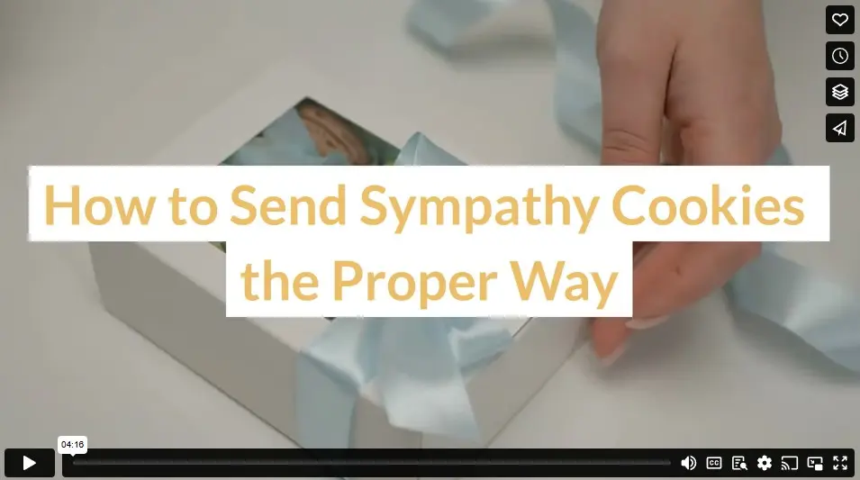 How to Send Sympathy Cookies the Proper Way