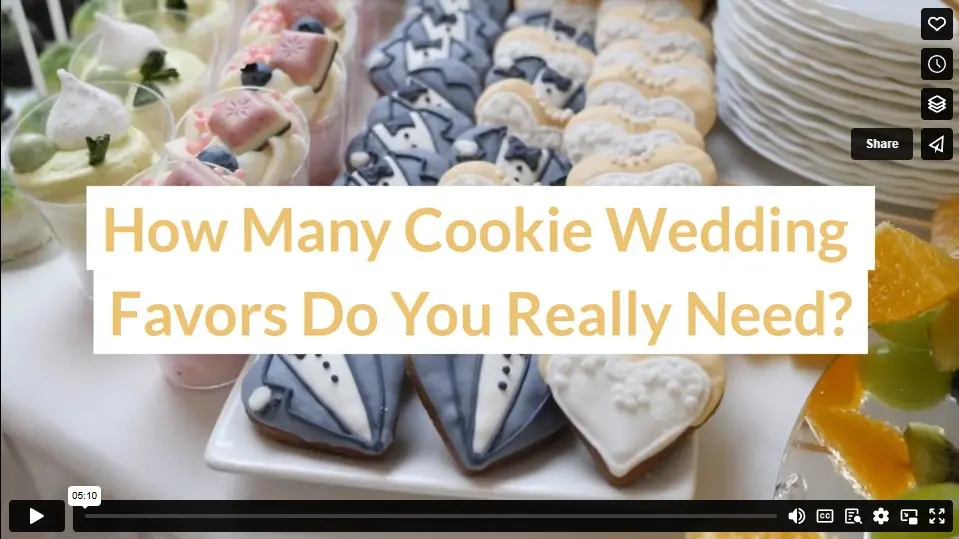 How Many Cookie Wedding Favors Do You Really Need?