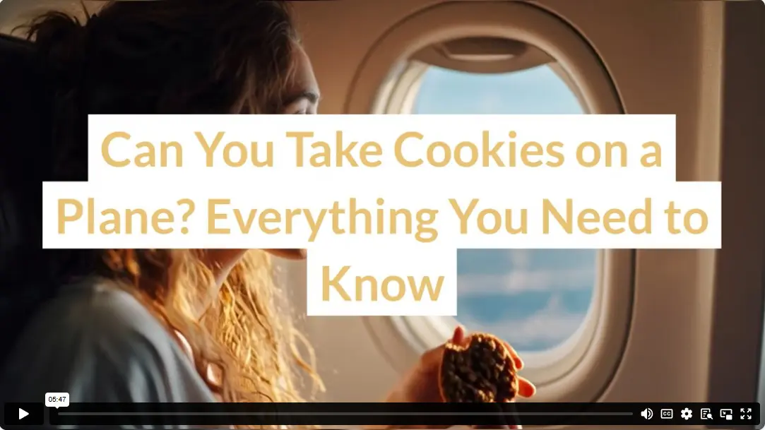 Can You Take Cookies on a Plane? Everything You Need to Know
