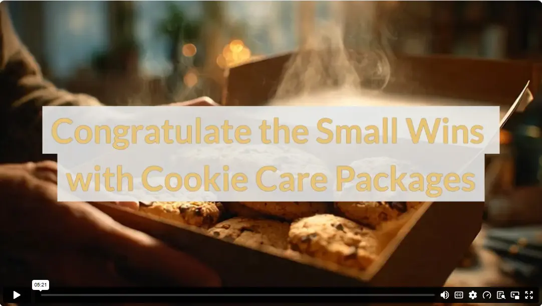Congratulate the Small Wins with Cookie Care Packages