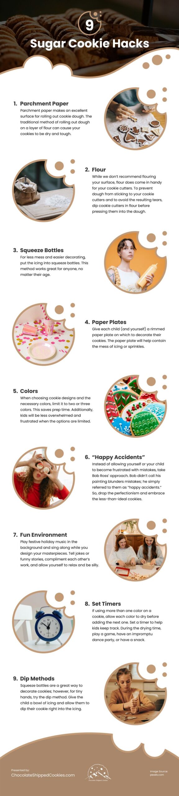 9 Sugar Cookie Hacks Infographic