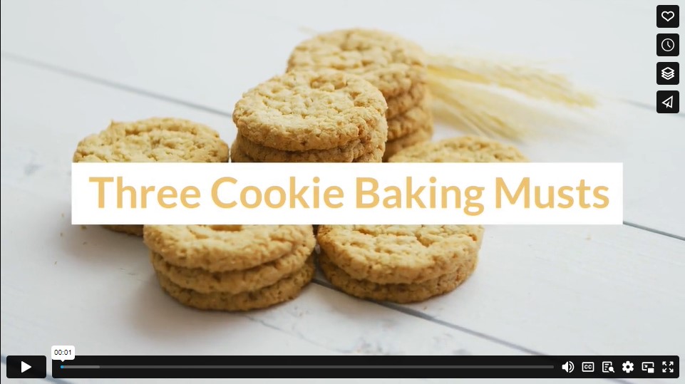 Three Cookie Baking Musts