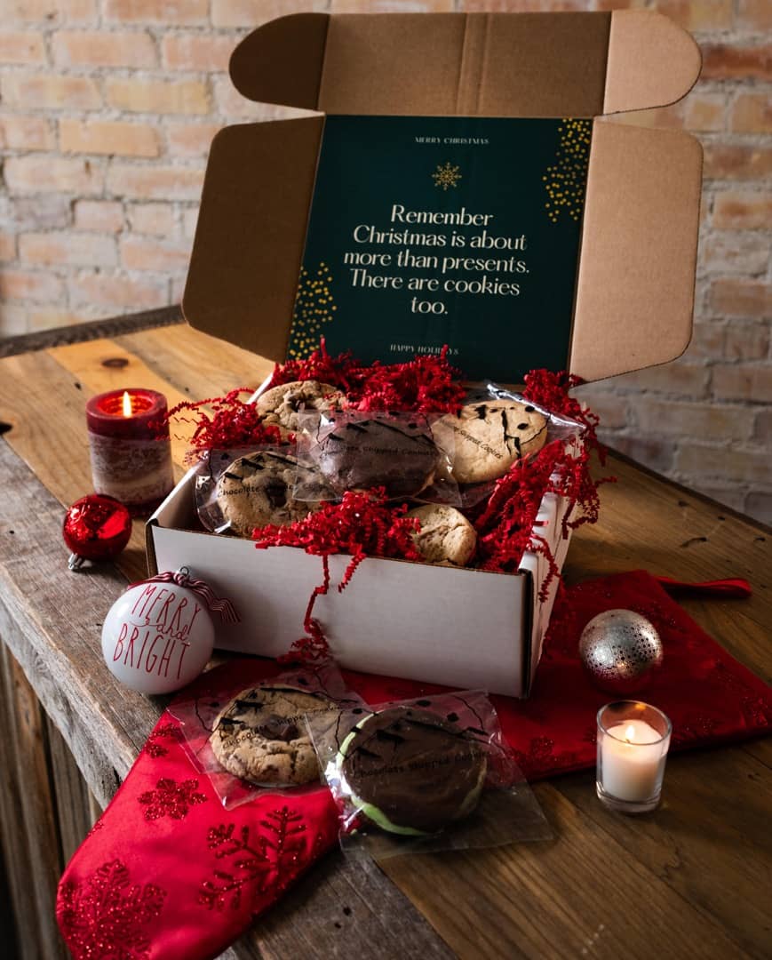 Mail Christmas Cookies Package